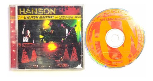 Hanson - Live From Albertane - Cd Original 1998 Mercury Bra