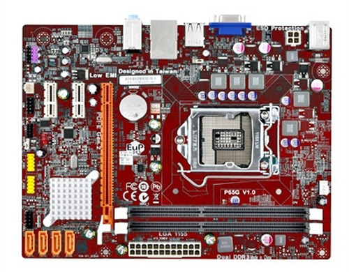 Super Combo Pcchips P65g + Intel G620 + 4g Ram Ddr3