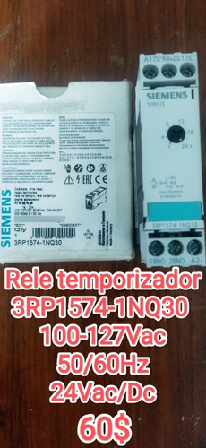 Rele Temporizador Siemens 24v Y Automationdirec 110v