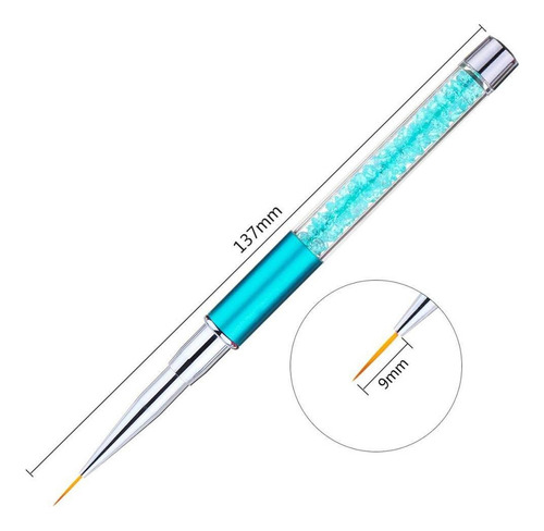 ` Pincéis Profissionais Para Liner Art, 5 Peças