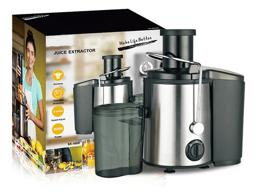 Imagen 9 de 10 de Exprimidor Eléctrico Extractor Saca Jugo Frutas Y Verduras