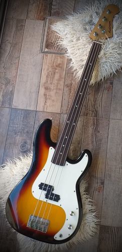Bajo Bass Fretless Squier Sx Mirss Anderson Cort Texas Laqueado