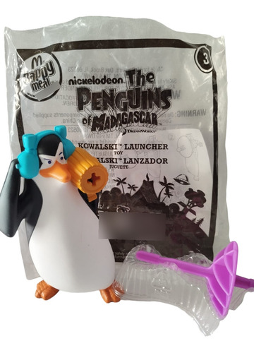 Kowalski Lanzador Pinguinos De Madagascar Mcdonalds