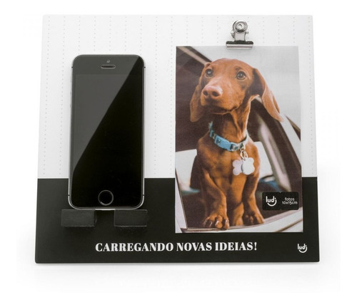 Organizador De Mesa Com Foto Planos Cor Preto