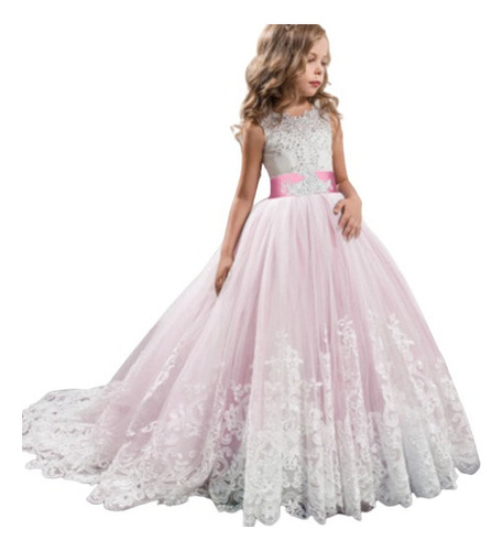 Vestido De Novia De Niña Vestido De Princesa De Color A