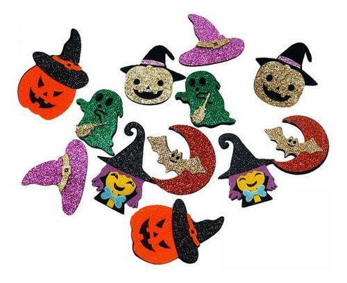 5 X 12x Lentejuelas De Halloween Fabricación De Tarjetas