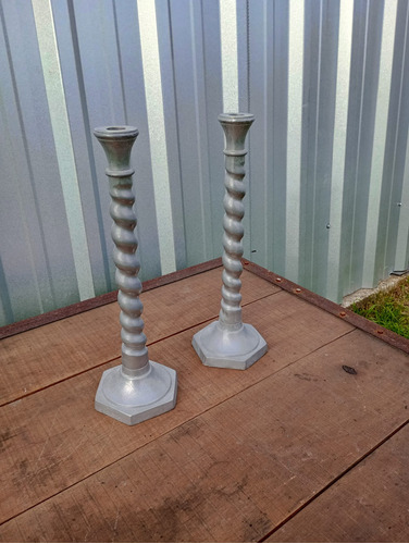 Candelabros Platinados 