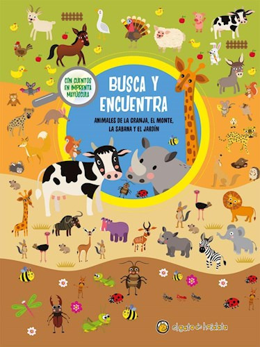 Libro Busca Y Encuentra : Animales De La Granja , El Monte ,