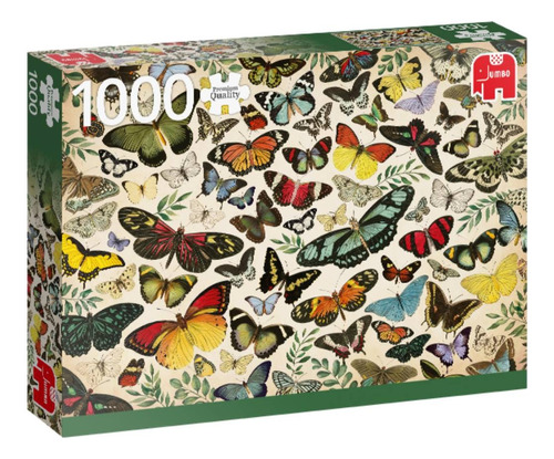 Puzzle Poster De Mariposas Jumbo X 1000 Piezas - Art 18842