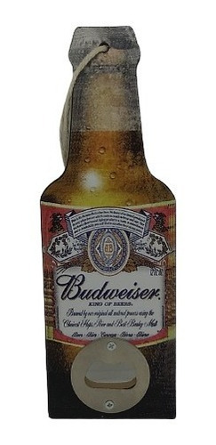 Cuadro Destapador  Vintage  Diseño Cerveza Budweiser/ Runn