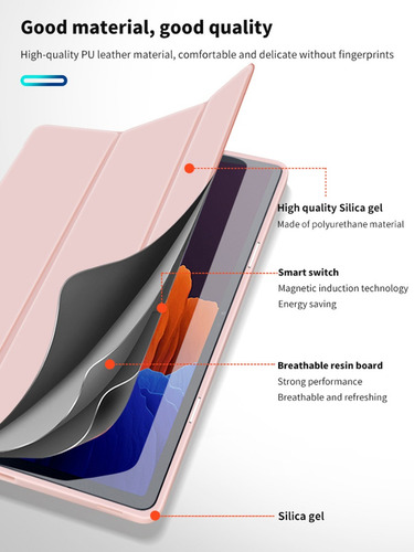 Funda Case Para Galaxy Tab S8 Plus X800 X806 Con Portalapiz