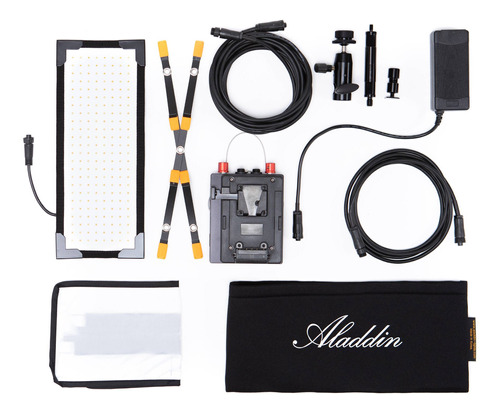 Aladdin Bi-flex M3 Bi-color Kit With V-mount Battery Plate A