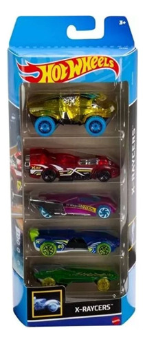 Hot Wheels Pack X5 Autos Mattel