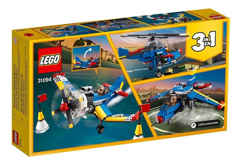 Lego® Creator - 3 En 1  Avión De Carreras 333 Piezas - 31094