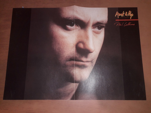 Póster Phil Collins Rock & Pop David Byrne 