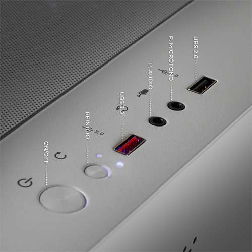 Xtreme Pc Amd Radeon Rx 6600 Ryzen 5 32gb Ssd 1tb Wifi White