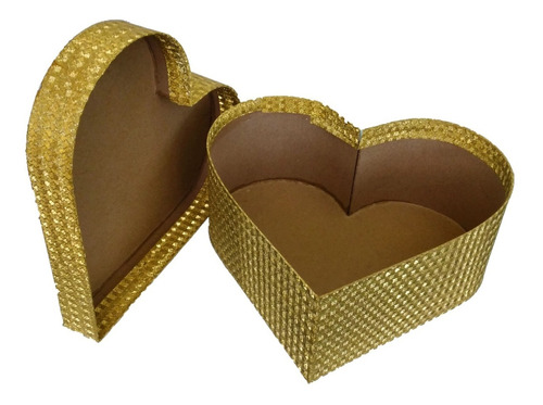 Caja Decorativa Corazón De Cartón Para Regalo 23x25,5x10 Cm 