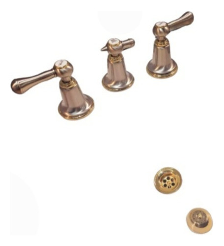 Griferia Para Bidet Vintage Fv Toulouse 295/69 Peltre Oro