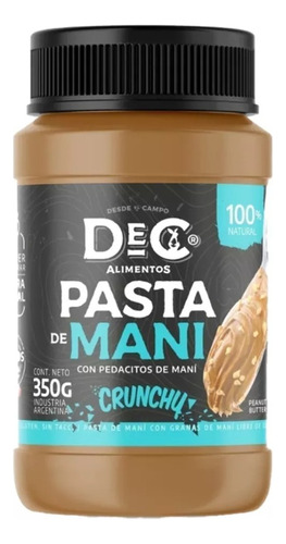 Pasta De Mani Crunchy 350gr - Dec