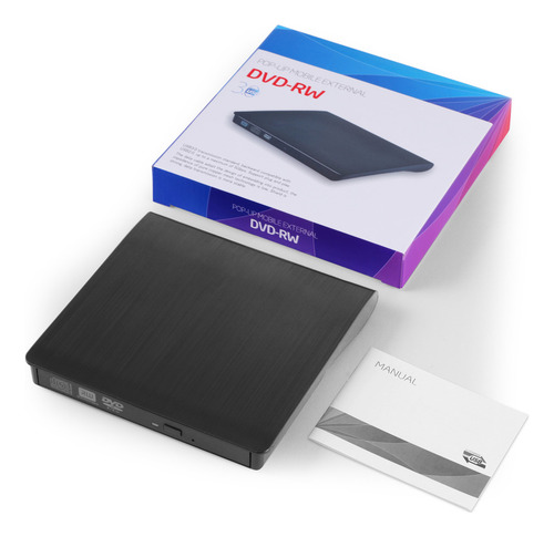 . Gravador De Dvd Externo Usb-c De Cabeça Dupla