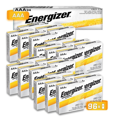 Pila Energizer Industrial Alcalina Aaa 96 Unidades En92