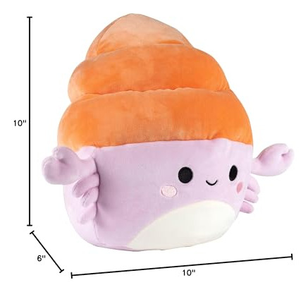 Squishmallows Original 10 Pulgadas Arco El Cangrejo Ermitañ