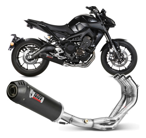Escapamento Full Mivv Oval - Yamaha Mt09 Mt-09 / 2020 2021