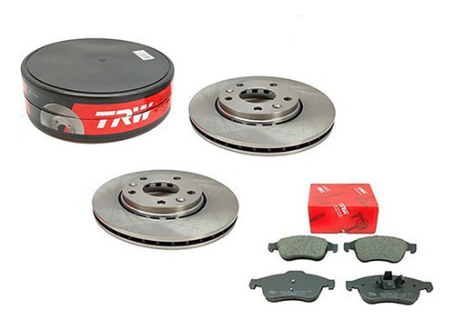 Kit Discos + Pastilhas  Fluence 2014 2015 1.6 Trw Varga