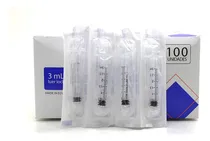 Comprar Seringa 3ml Sem Agulha Bico Luer Lock Rosca Caixa 100un. Capacidade em volume 3 mL