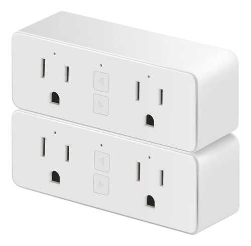 Junlit Enchufe Inteligente Dual, Extensor De Salida Wifi De