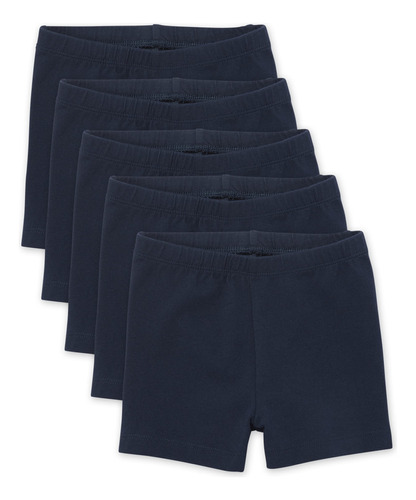 Paquete De 2 Pantalones Cortos Para Niñas Pequeñas, Paque.