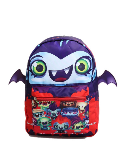Imagen 2 de 3 de Mochila Niño Escolar The Real Monster Show Original