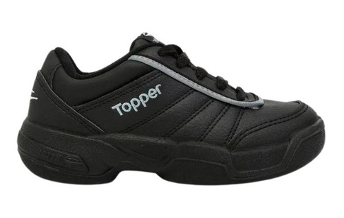 Zapatilla Tie Break Topper Negro Kids