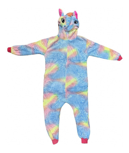 Pijama Infantil Fluorescente Niña Niño Invierno Unicornio