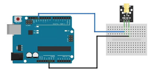 . 10 Piezas De Sensor Láser Módulo Ky-008 Arduino Raspberry