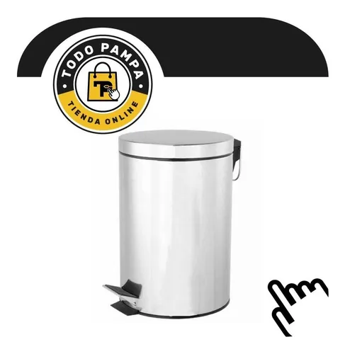 Cesto basura acero inoxidable 12 litros sale
