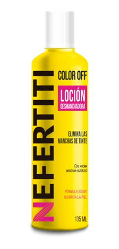 Locion Desmanchadora De Tinte Color Off Nefertiti 135ml