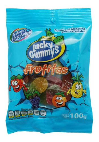 Gomitas Lucky Gummys Frutitas 100g