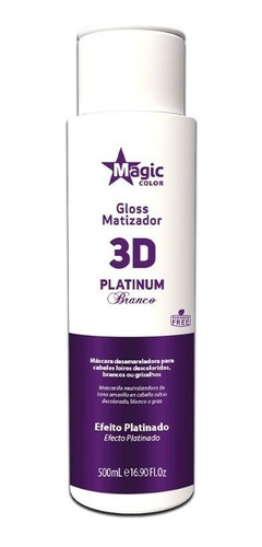 Magic Color 3d Matiza Platinum Branco 500ml