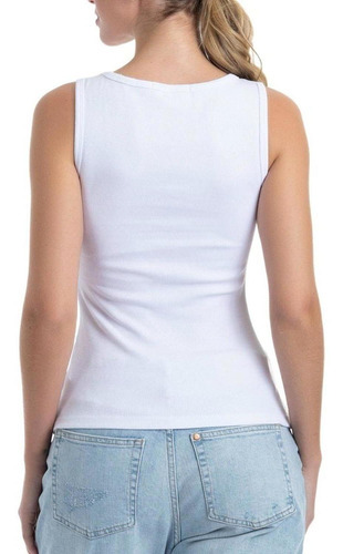 Imagen 3 de 4 de Camiseta Cotton Rib Sin Manga