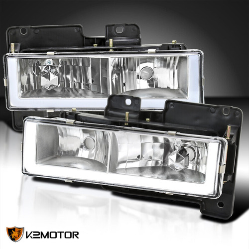 Par Faro Led Chevrolet Silverado Ls 1998 5.7l