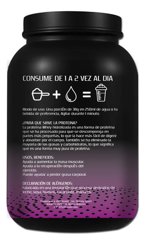 Proteína Isolate Fast 1kg C/u 200 Servicios/varios Sabores Vainilla- Mango