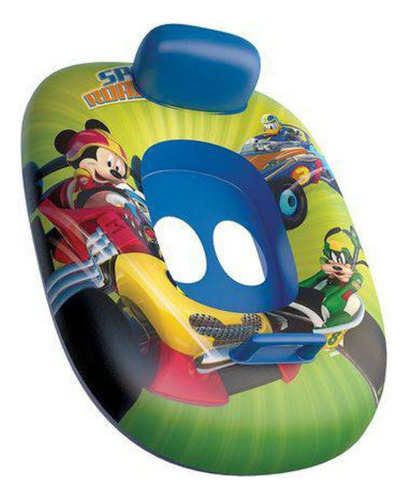 Boia Bote Inflável Disney Mickey Com Entrada Para Os Pés