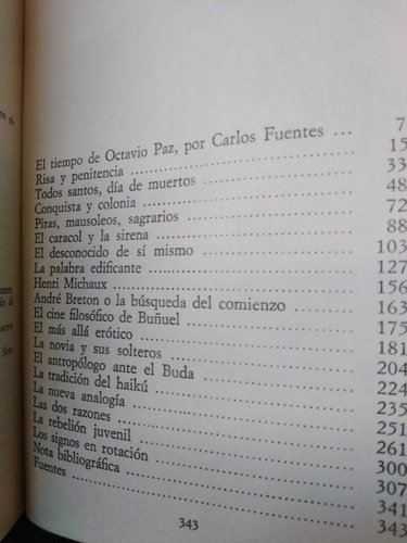 Los Signos En Rotación Y Otros Ensayos, Octavio Paz (Usado)