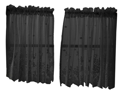 A I Cortina Bordada Pequeña Para Ventana De Cocina,
