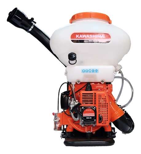 Fumigadora Aspersor Motorizado Solidos/liquidos 26lts 2.5 hp 42cc Md-26 Kawashima Color Naranja