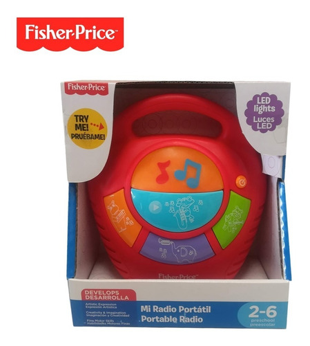 Fisher Price Mi Primer Radio Rojo