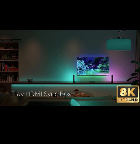 Philips Hue Play Hdmi Sync Box 8k Srm3421 Pronta Entrega