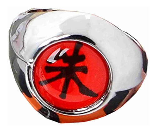  Akatsuki Anillo Rojo Itachi Naruto Shippuden Cosplay Ring