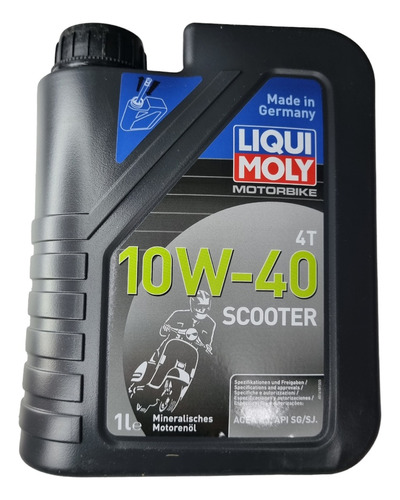 Aceite Liqui Moly 4t Mineral 10 W 40 Scooter 1 Litro